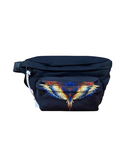MARSUPIO NYLON MARCELO BURLON COUNTY OF MILAN | COMAF250154/NERO YELLOW
